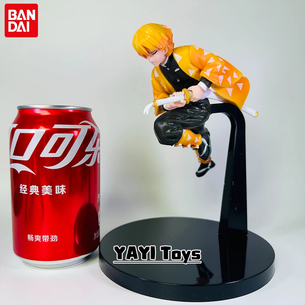 Hot Anime Demon Slayer Figure Tanjirou Agatsuma Zenitsu Kyoujurou PVC Action Model Toy Gift for Kids Collection - D