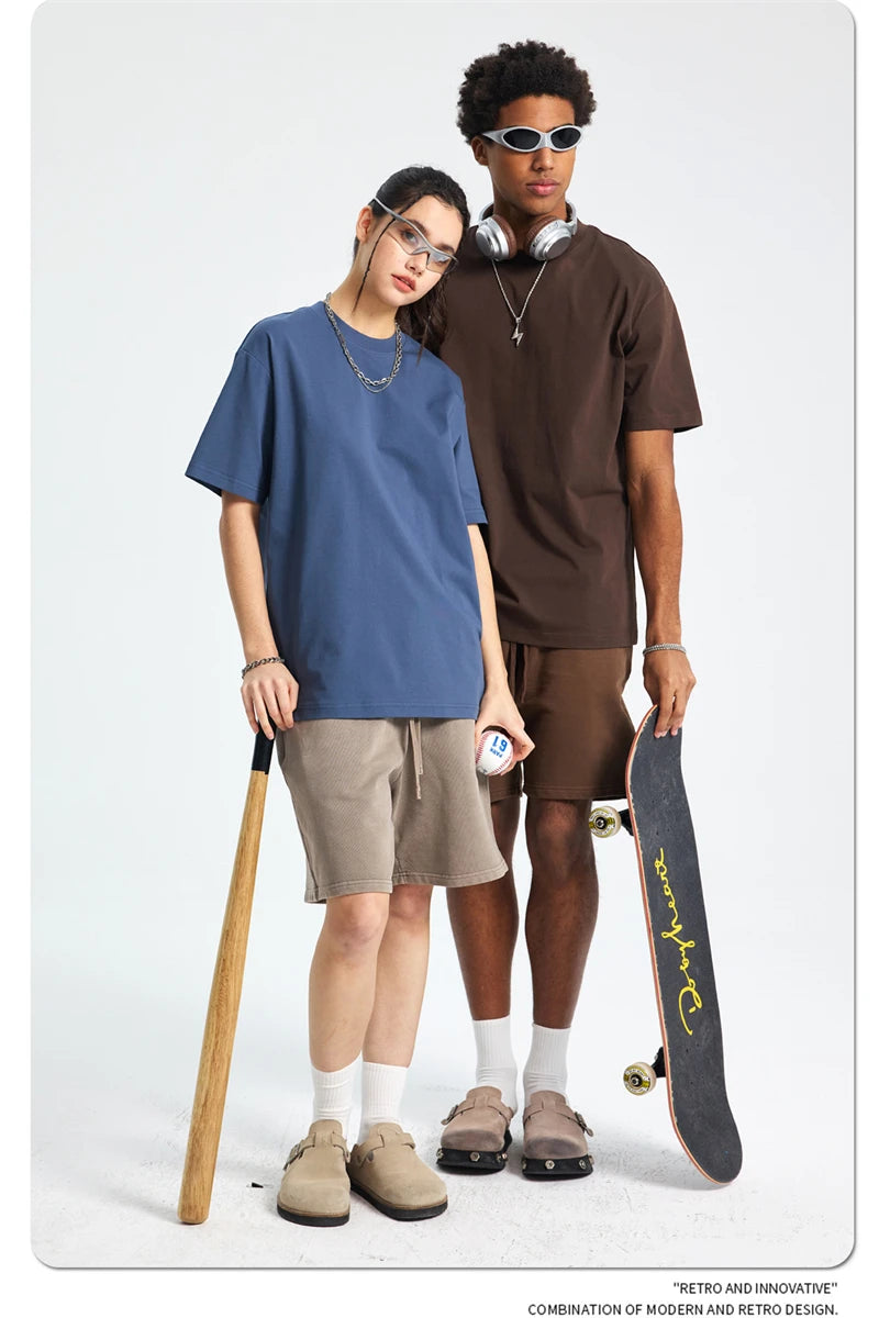 ZODF Fashion 2025 Summer Men Sorona T-Shirts Unisex Casual Cool Feeling Quick Dry O Neck 245gsm T Shirt Brand Tees HY1032