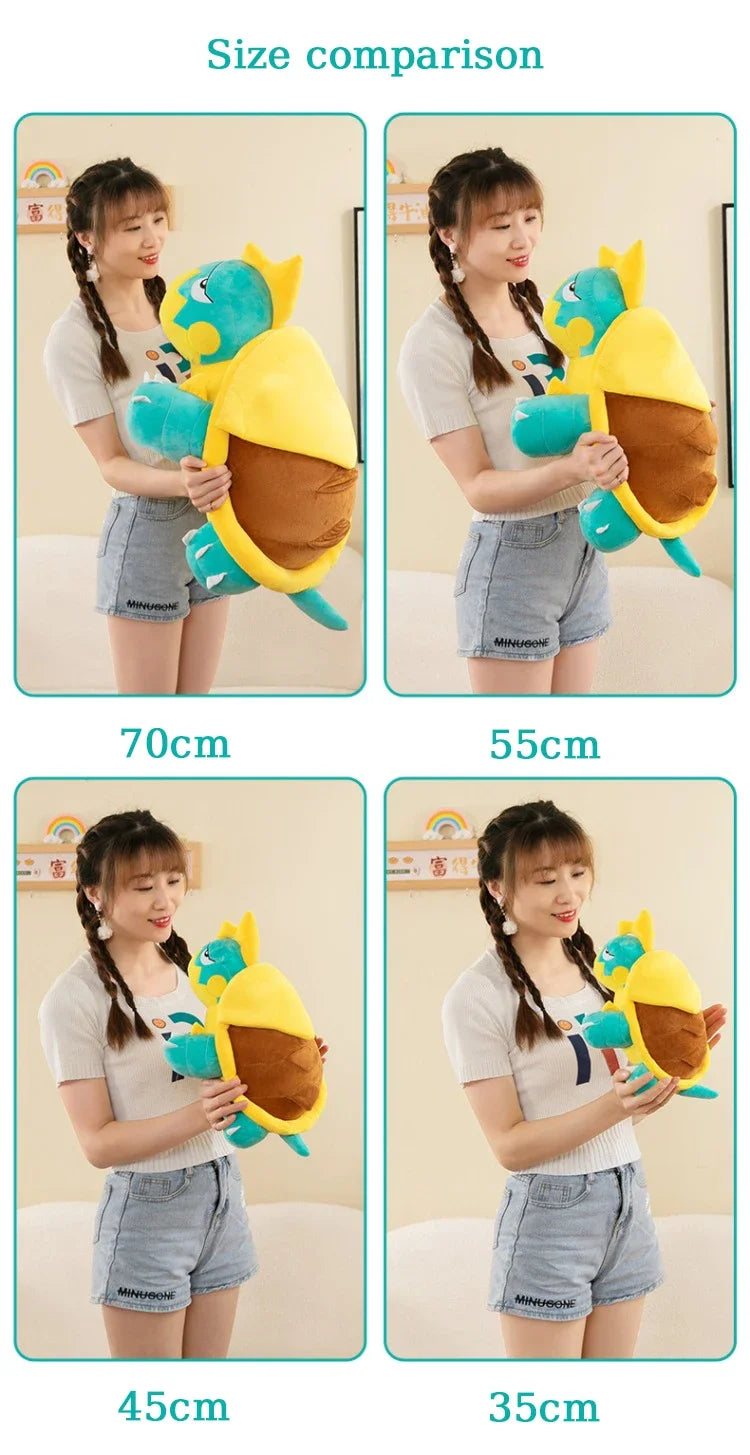 35/70cm Drednaw Pokemon Large Plush Toys Anime Doll Cute Pillow Cartoon Giant Pokémon Plushie Stuffed Gift for Kids Christmas