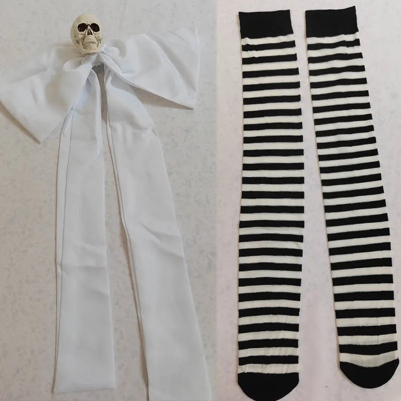 HOMCHEE Trends Alice Cosplay Costume Adult Cotton Polyester