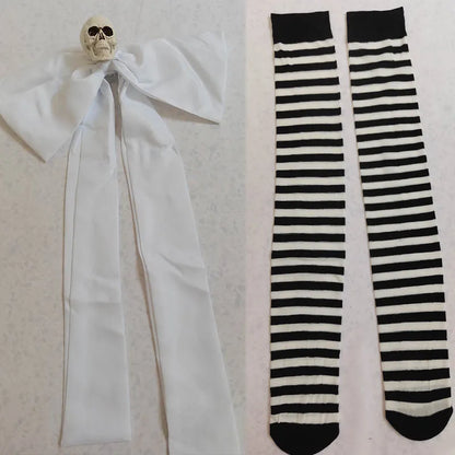 HOMCHEE Trends Alice Cosplay Costume Adult Cotton Polyester