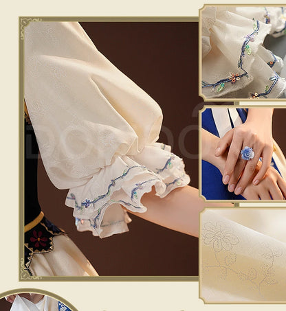 IN STOCK Perfumer Vera Nair Cosplay Costume Game Identity V DokiDoki-SR Women Halloween Costume Perfumer Judith the Dove