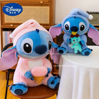 80cm Super Big Size Stitch Disney Anime Plush Stuffed Doll Lilo & Stitch Plushies Room Decorates Children's Pillow Holiday Gifts