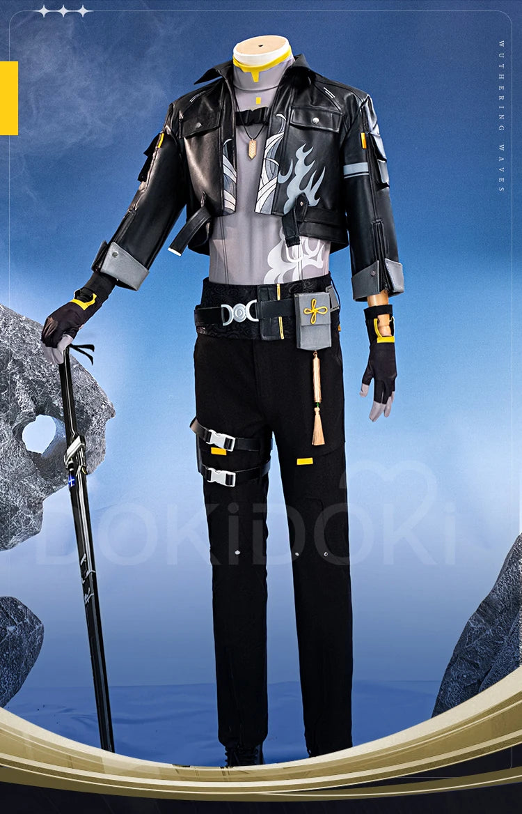 Rover Cosplay Costume Game Wuthering Waves Cosplay【S-2XL】 DokiDoki-R Men Costume Rover Cosplay Halloween Plus Size