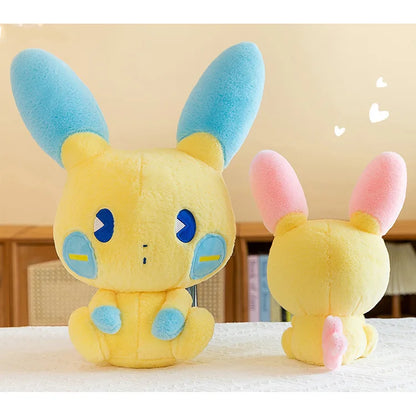 30/50/70cm Big Size Positive and Negative Pikachu Pokemo Anime Plush Stuffed Doll Room Decoration Plushies Pillow Holiday Gifts