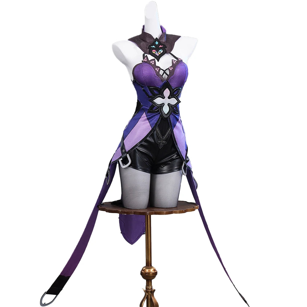 IN STOCK Black Swan Cosplay Costume Game Honkai: Star Rail【XS-3XL】DokiDoki-N Honkai Women Costume Black Swan Cosplay Plus Size