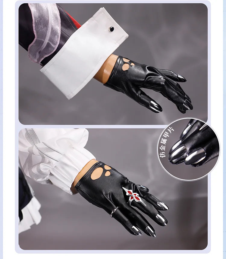 Honkai Star Rail Evernight March 7th Cosplay Costume Dress Earrings Headwear Mysterious Foreign Guest Halloween Party for Women