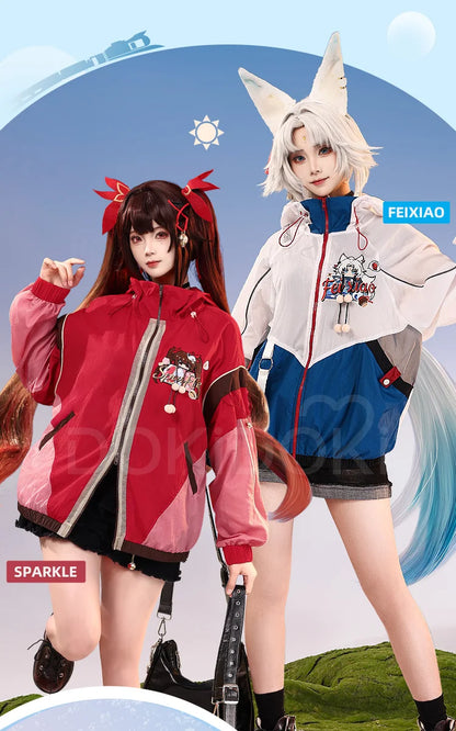 Aventurine Blade Robin Firefly Sparkle Feixiao Doujin Cosplay Costume Game Honkai: Star Rail DokiDoki-SR HSR Sunscreen Jacket