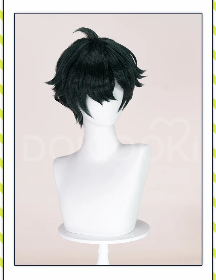 IN STOCK Komano Manato Lighter Wig Game Zenless Zone Zero Cosplay DokiDoki 32cm Short Hair ZZZ Sons of Calydon Cosplay Free Wig