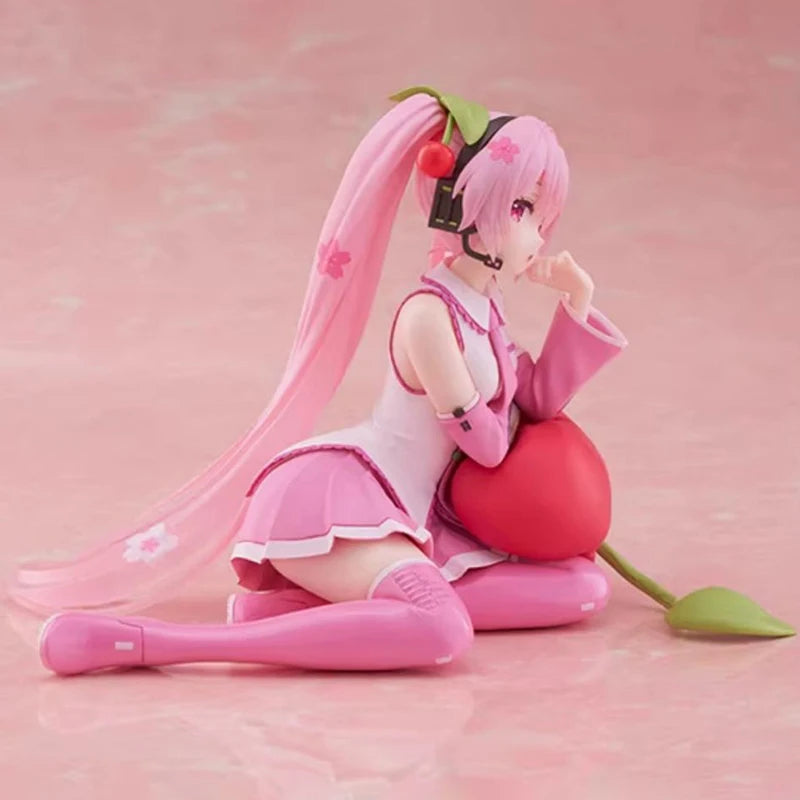 Bandai Hatsune Miku Cherry Pillow Ver 13CM PVC Model