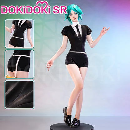 IN STOCK Phosphophylli/Cinnabar/Diamond Cosplay Costume Anime Land of the Lustrous Cosplay DokiDoki-SR Women Black Uniform