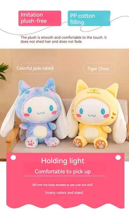 27-47cm Aoger Japanese Cartoon Girlish Heart Cinnamoroll Cute Plushie Toy Soft Stuffed Dolls Toys For Children'S Birthday Gift