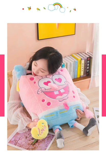 45-100CM SpongeBob SquarePants Patrick Star Doll Anime Cartoon Plush Toy Soft Cute Stuffed Collection Children's Birthday Gift
