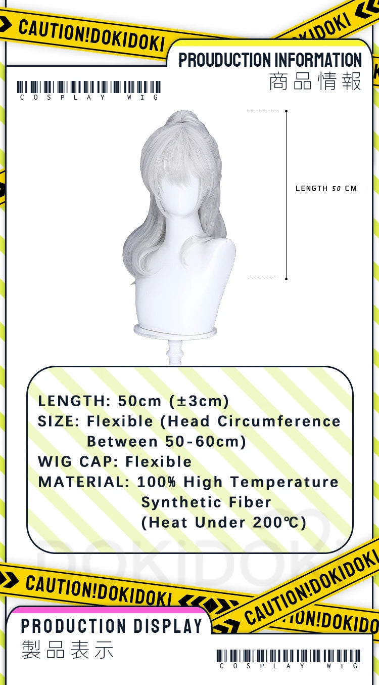 IN STOCK Nikki Cosplay Wig Game Infinity Nikki DokiDoki Women 80cm Long Pink Wig Nikki Cosplay Lolita Wig Free Cap