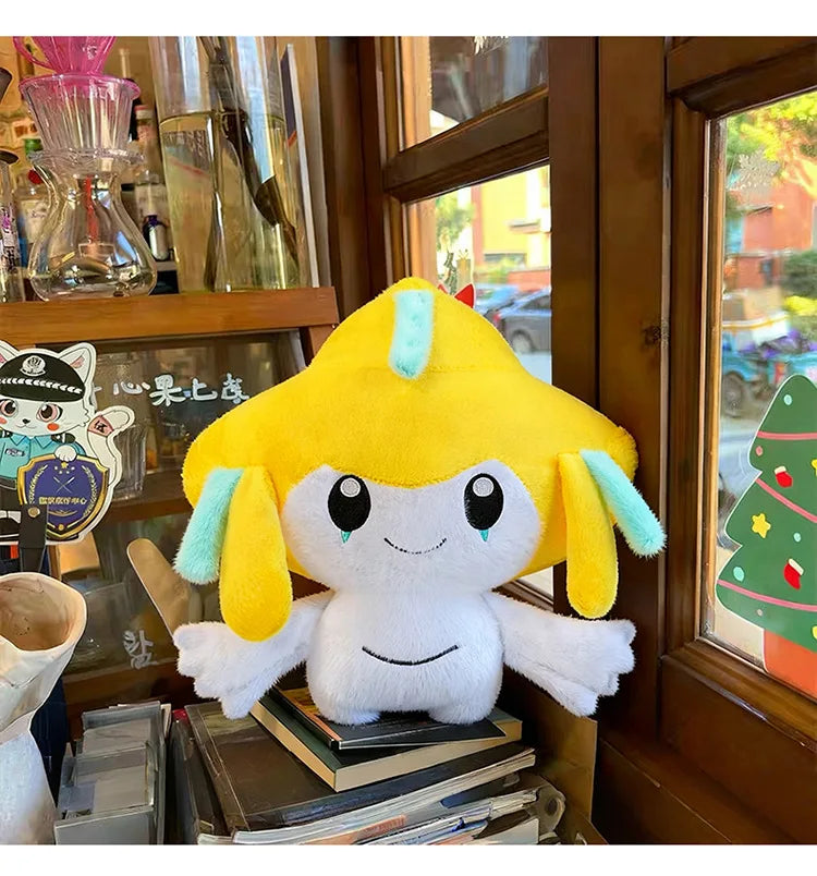 30-75CM Big Size Pokémon Jirachi Plushies Cartoon Anime Peluche Comfortable Soft Doll Kawaii Ornament Children's Toy Gifts