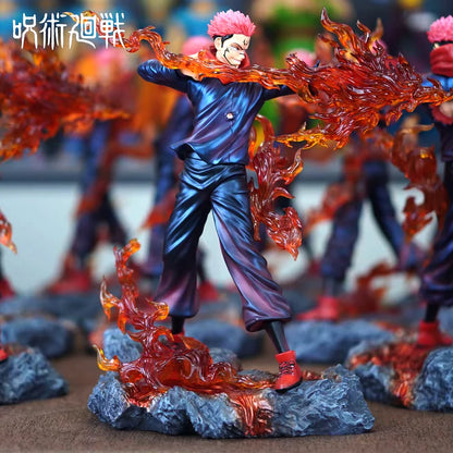 30cm Anime Jujutsu Kaisen Ryomen Sukuna PVC Action Figure Statue Desktop Ornament Model Toy Gift - With Box