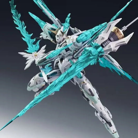 1/100 Scale Guochuang Chinese-Created Mecha Snaa Yanhuang - Emperor Series: Soul Of Azure Flame Model Kit Collectible Decoration