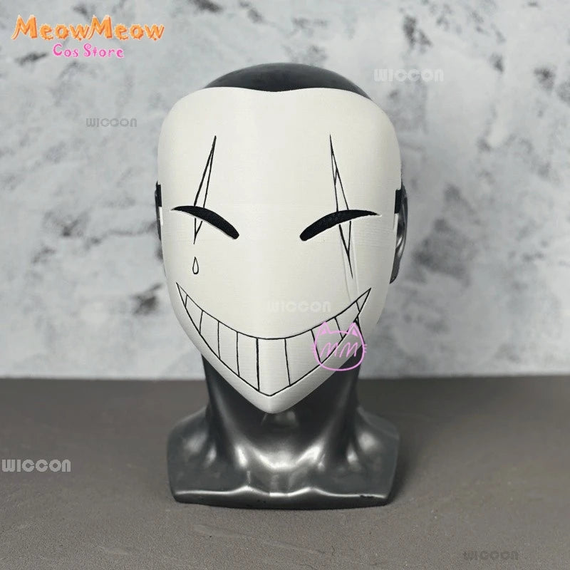 NONE Pierrot Circus Clown Cosplay Costume Set Polyester - 3D MASK ONLY / M