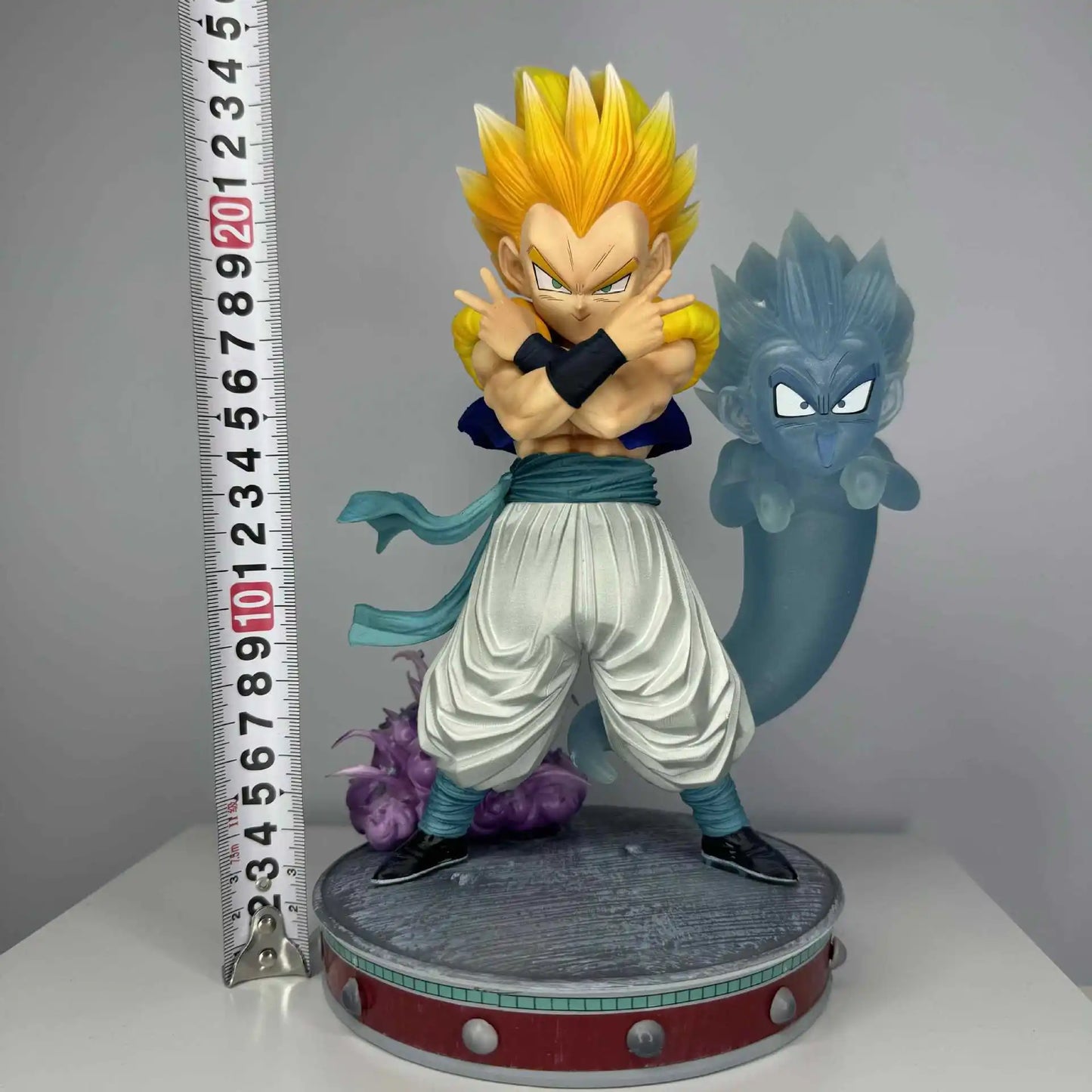 Dragon Ball Z Figures Super Saiyan Gotenks Anime Figurine Ghost Squad Model Statue Doll Collection Decoration Kids Toys Gift