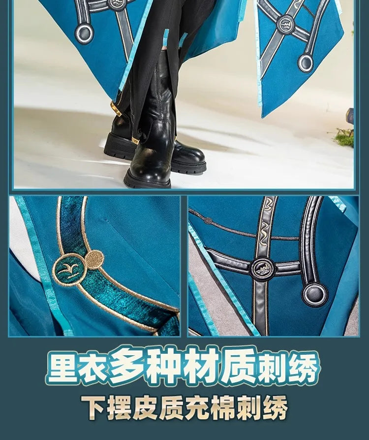 Honkai Star Rail Anaxa Cosplay Costume Wig Uniform Outfit Anaxagoras Grove of Epiphany Amphoreus Halloween Women Men Carnival