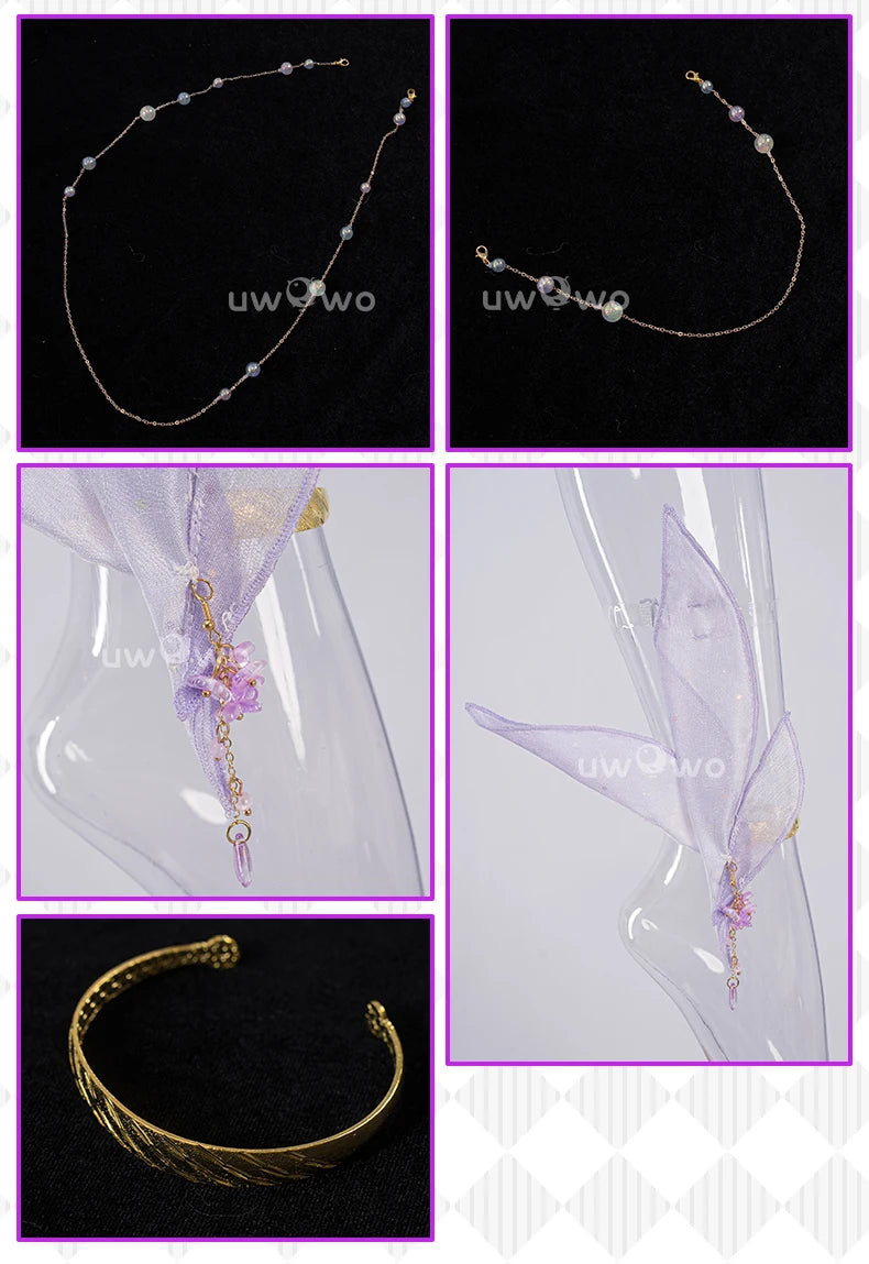 PRE SALE UWOWO Robin Cosplay Game Honkai Star Rail Fanart Robin Wisteria Gown Cosplay Costume Halloween Costume