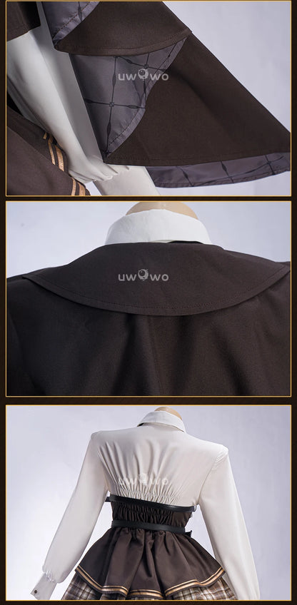 IN STOCK UWOWO Traveler Lumine Cosplay Game Genshin Impact Traveler Lumine Detective Cosplay Costume Halloween Costumes