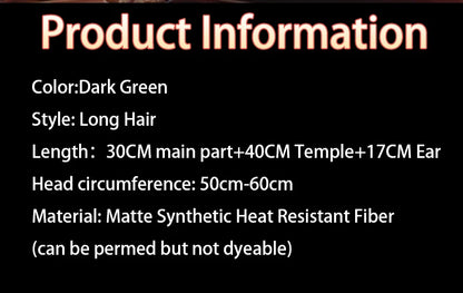 UWOWO Ahri Wig Game League of Legends/LOL: Ahri After Hours Mythic Variant Cosplay Wig With Ears ShortBlack Wig Halloween Wig