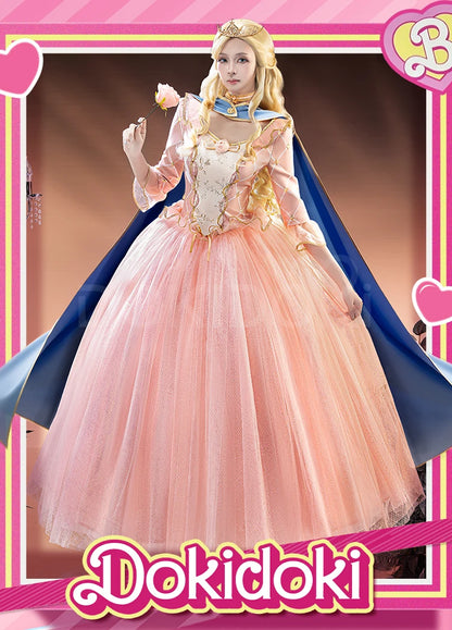 Women Princess Cosplay Dress DokiDoki-SR Women Girl Jewelry Princess Pink Dress Costume Christmas Cosplay