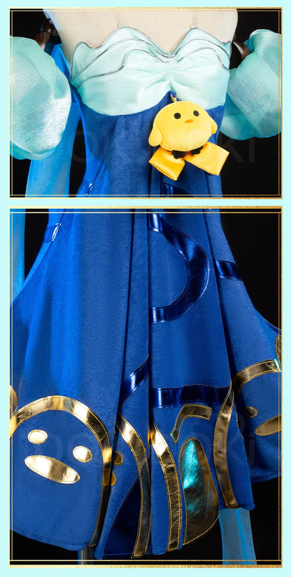 Ahrii Sonaa Cosplay Costume Game Cosplay DokiDoki-R Ahrii Sonaa Skin Spirit Blossom Springs Cosplay Women The Fox Costume