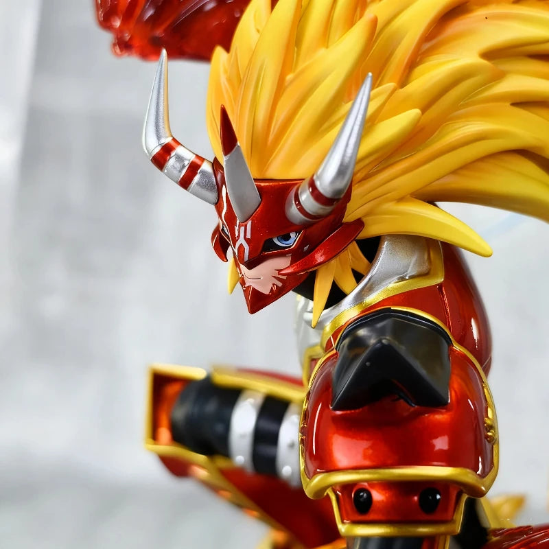 Bandai Digimon Garurumon Agunimon 26cm PVC Model