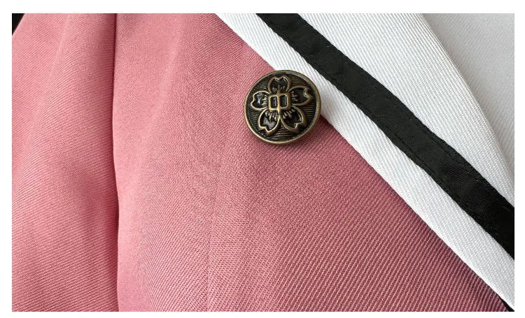 Kaoruko Waguri Cosplay Costume Wig Dress Anime The Fragrant Flower Blooms with Dignity School Uniform Halloween Party Women Girl