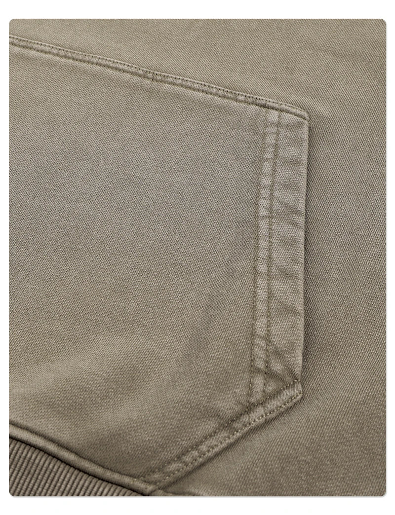 ZODF Fashion Heavy Weight 430gsm Washed Hoodie For Men Unisex Loose Edge Patchwork Distressed Hooded Pullovers Coat HY1098