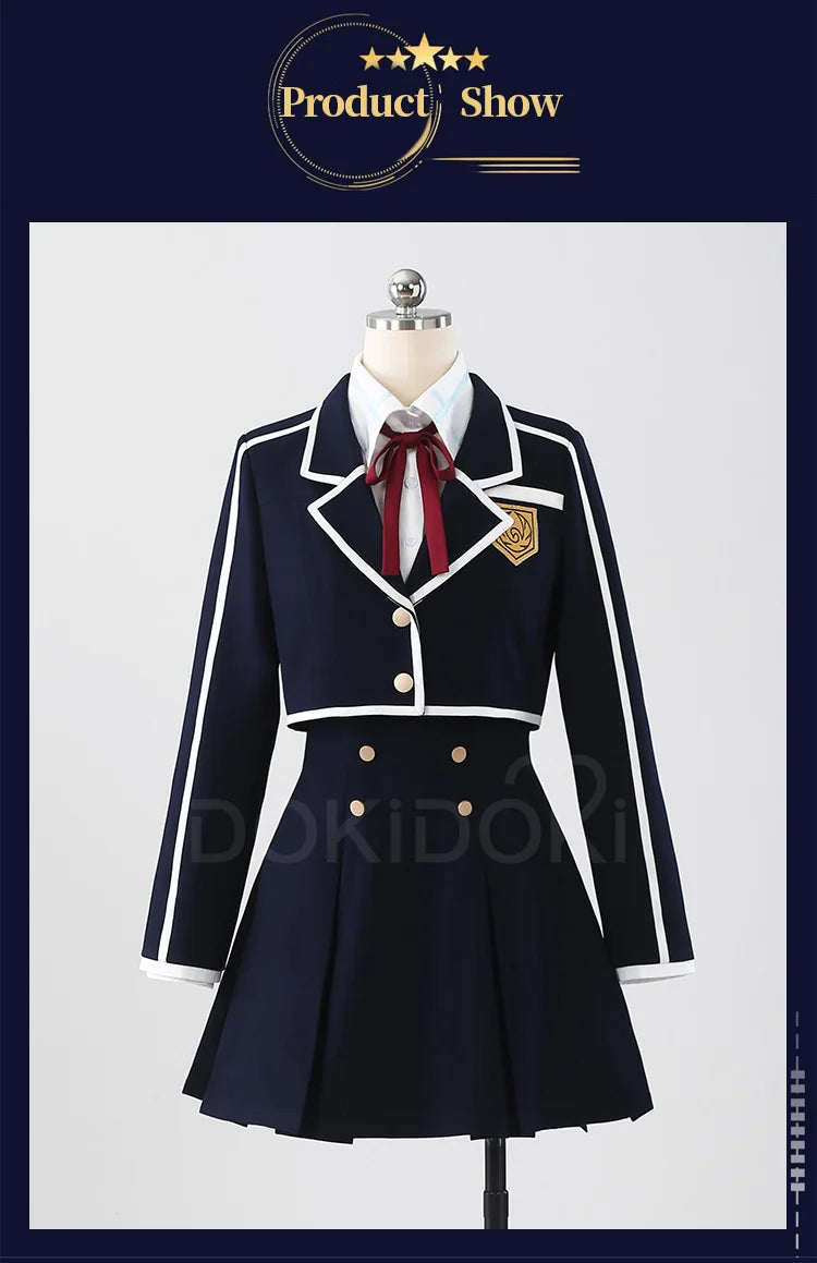 Kiriko Yuuki Asuna Cosplay Costume Anime Sword Art Online【XS-2XL】DokiDoki-R School Uniform Kiriko Cosplay