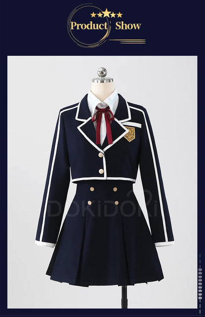 Kiriko Yuuki Asuna Cosplay Costume Anime Sword Art Online【XS-2XL】DokiDoki-R School Uniform Kiriko Cosplay