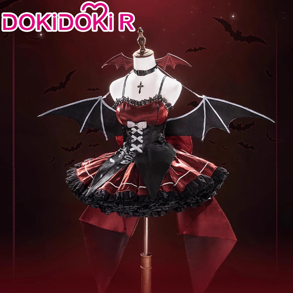 Tsukiyomi Utau Doujin Cosplay Costume Anime Shugo Chara! DokiDoki-R Halloween Devil Angel Utau Cosplay