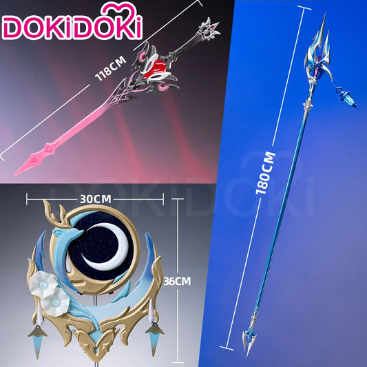 IN STOCK Flins Lauma Luminous Durin Cosplay Prop Game Genshin Impact DokiDoki Men Women 180cm Flins Detachable Mirror Prop