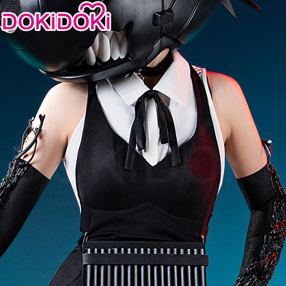 Rezee Demon Cosplay Props Anime DokiDoki Women Black Gloves Vest Apron Device Devil Props Halloween Cosplay Accessories