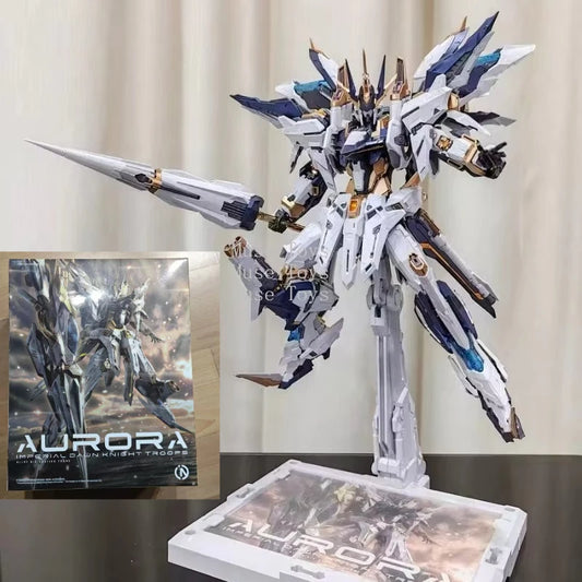 Original Infinite New Star 1/100 Aurora Imperial Dawn Knight Troops Alloy Die Casting Frame Model Halloween Gift