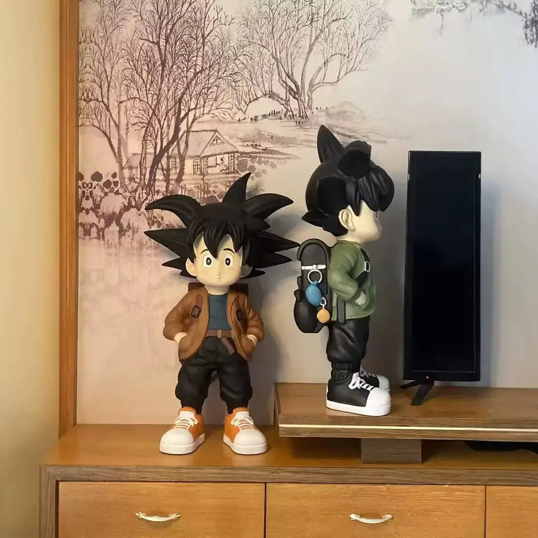 Dragon Ball Anime Figurine 80CM Action Figure Large Garage Kit Cartoon Wukong GK Resin Model Children's Toys Collection Gift