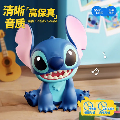 Lilo & Stitch Anime Figure Stitch Sound System Cute Small Bluetooth Speake Collection Model Ornament Toy Birthday Christmas Gift
