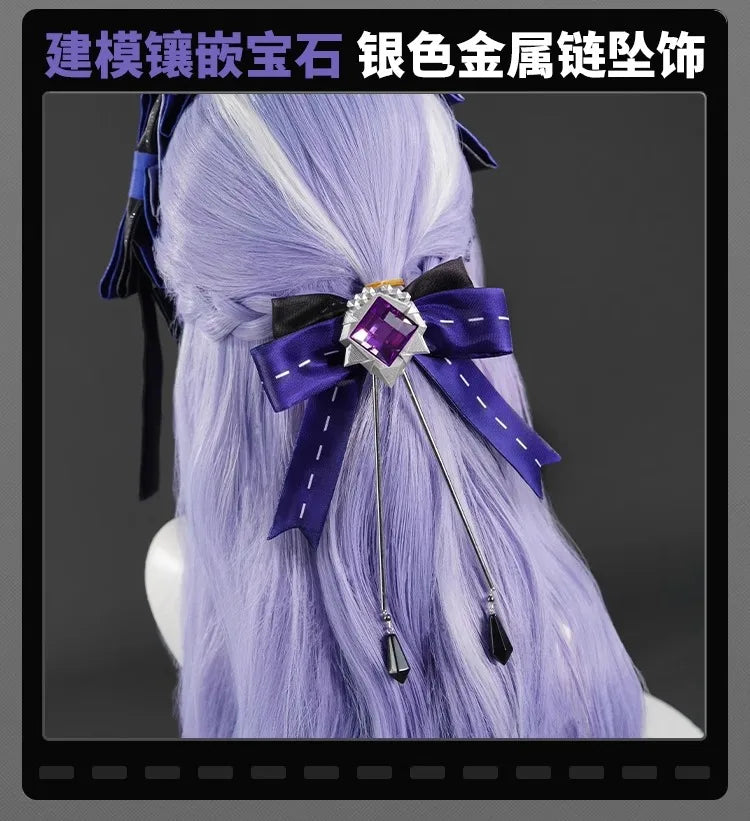 Zenless Zone Zero Vivian Cosplay Costume Wig Dress Uniform Headwear Earrings Mockingbird Halloween Party for Women Girl Carnival