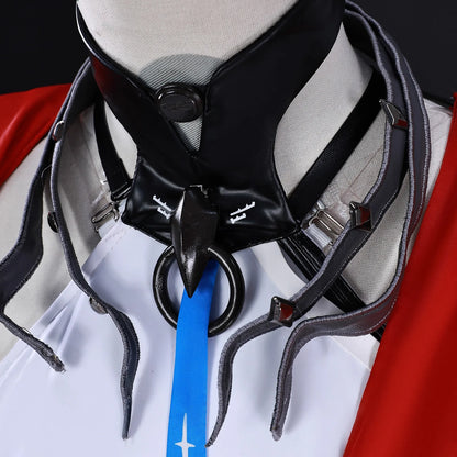 Wuthering Waves Lupa Cosplay Costume Wig Bodysuit Earrings Tail Headwear Halloween Party for Women Girls Carnival Props iCoser