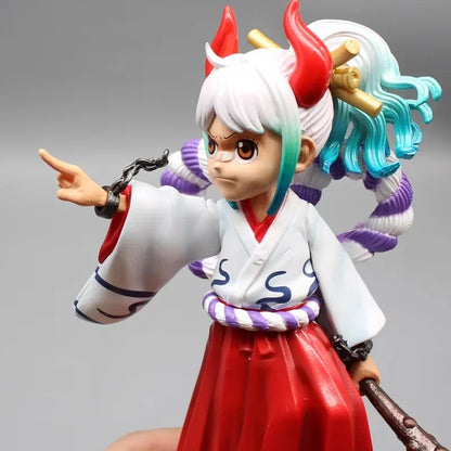 One Piece Wano Yamato Anime Figure Childhood Yamato Figurine Action Model GK Statue PVC Collection Desk Decora Toys Gifts
