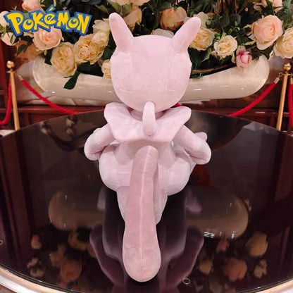 45CM Pokemon Mewtwo Cartoon Anime Peluche Kawaii Stuffed Animal Ornament Comfortable Soft Doll Children Cushion Plush Toy Gift