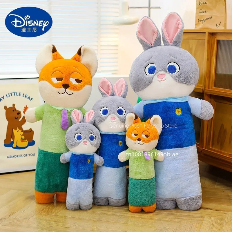 70/90/110cm Big Size Zoo Tropolis Nick Wilde Judith Laverne Hopps Disney Anime Plush Stuffed Doll Pillow Plushies Ornaments Gift