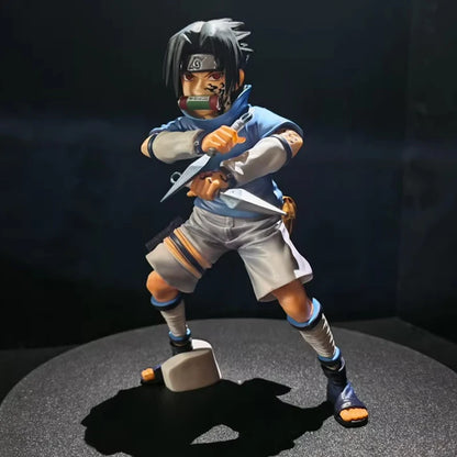 18cm Childhood Sasuke Naruto Anime Figure Naruto Anime Naruto Pvc Statue Model for Anime Ornaments and Peripheral Figures Toy
