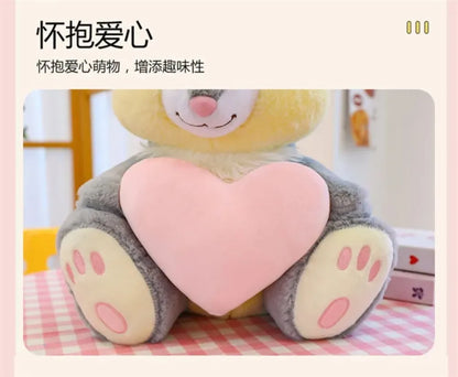 95cm Large Big Size Disney Judy Love Hug Rabbit Cartoon Anime Plush Stuffed Doll Kawaii  Plushies Ornaments Children's Gifts