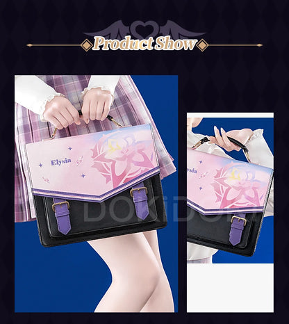 Sunday Elysia Doujin Bag Game Honkai Star Rail DokiDoki Sunday Cosplay Props School Bag HSR Itabag Halloween
