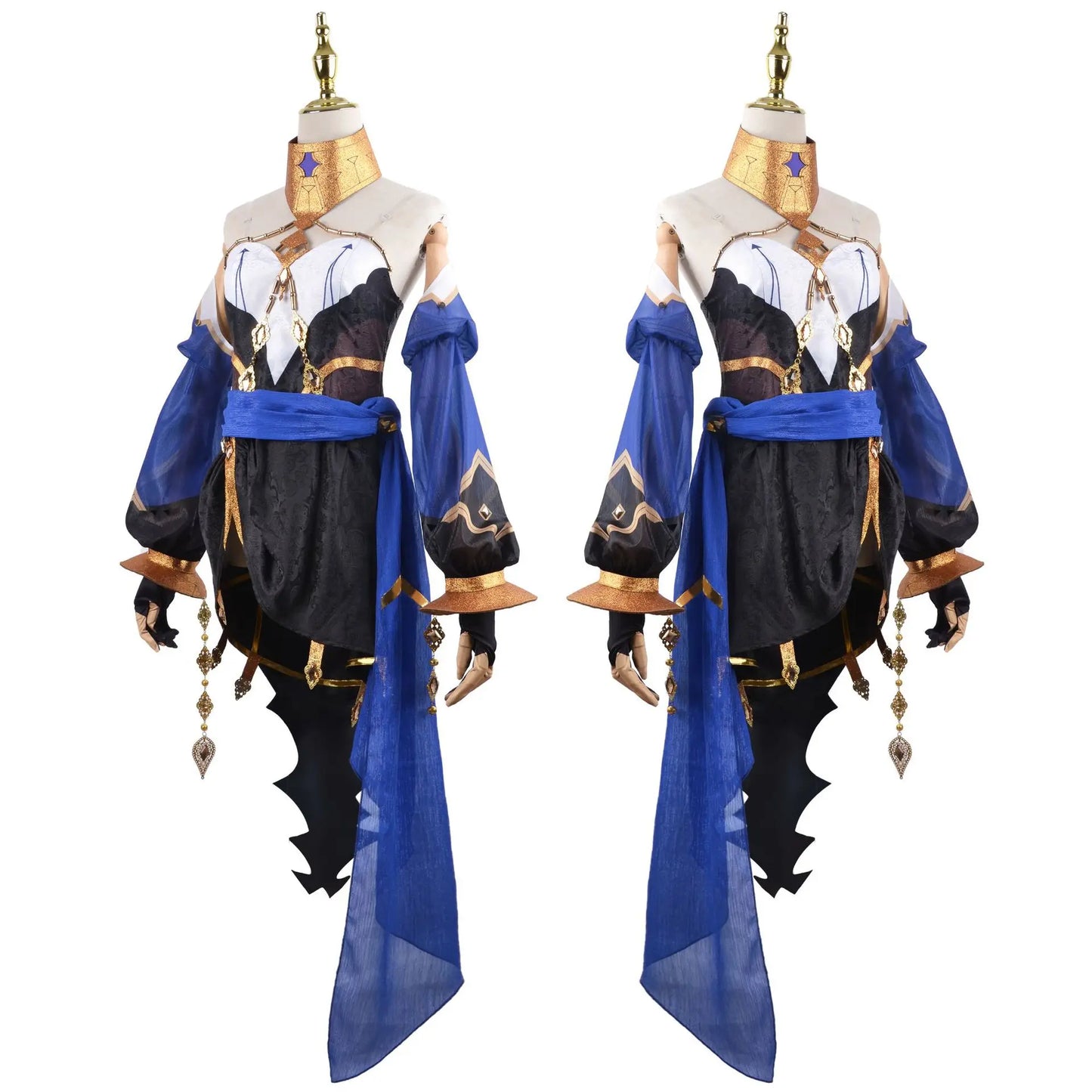 Genshin Impact Layla Cosplay Costume Set Adult Cotton Polyester