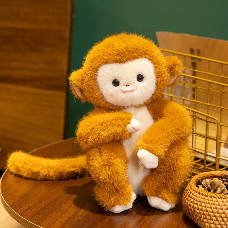 Simulation Animal monkey Plush Doll Cute Cartoon monkeys Stuffed Toy For Children Kids Girls kawaii room decor ﻿